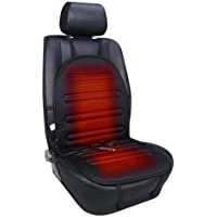 Mississ Cojín de asiento calefactable para coche- calentador universal de 12 V- para coche- casa- silla de oficina…